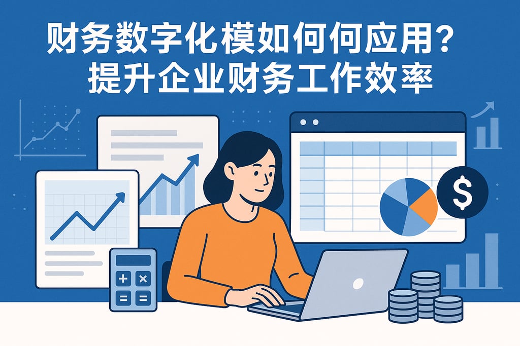财务数字化模板如何应用？提升企业财务工作效率