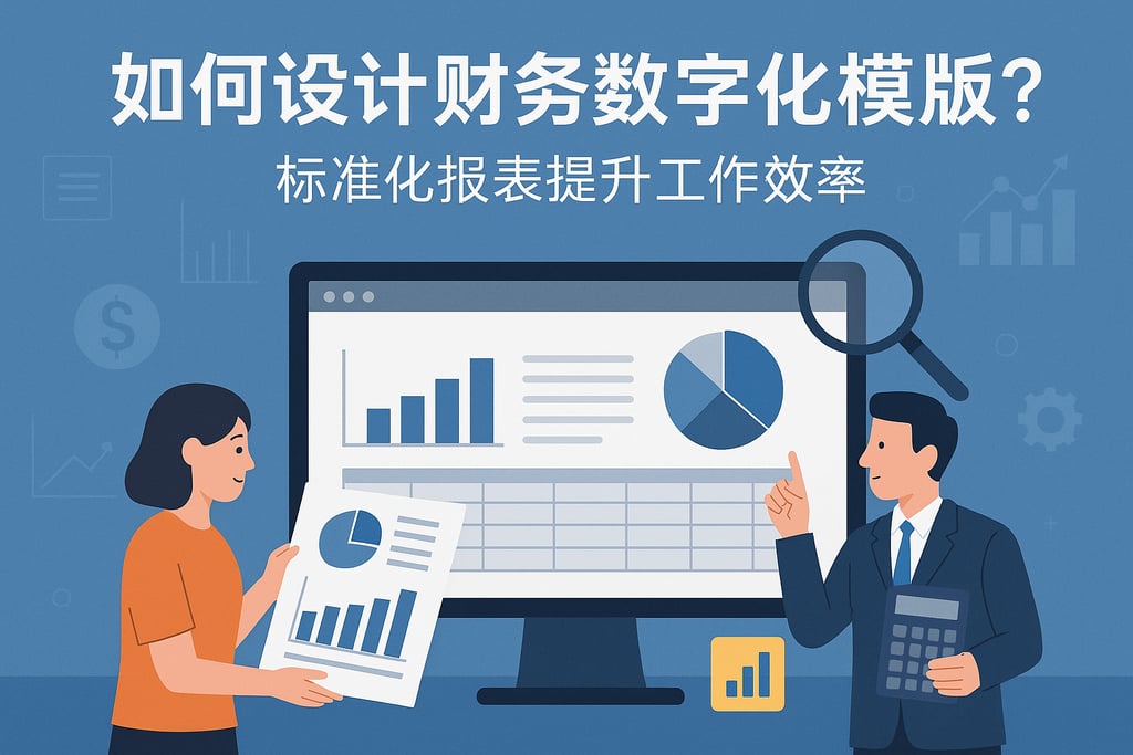 财务数字化模板如何设计？标准化报表提升工作效率