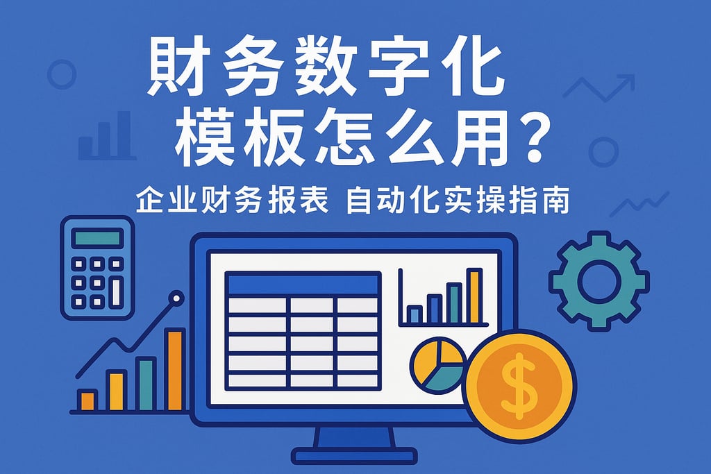 财务数字化模板怎么用？企业财务报表自动化实操指南