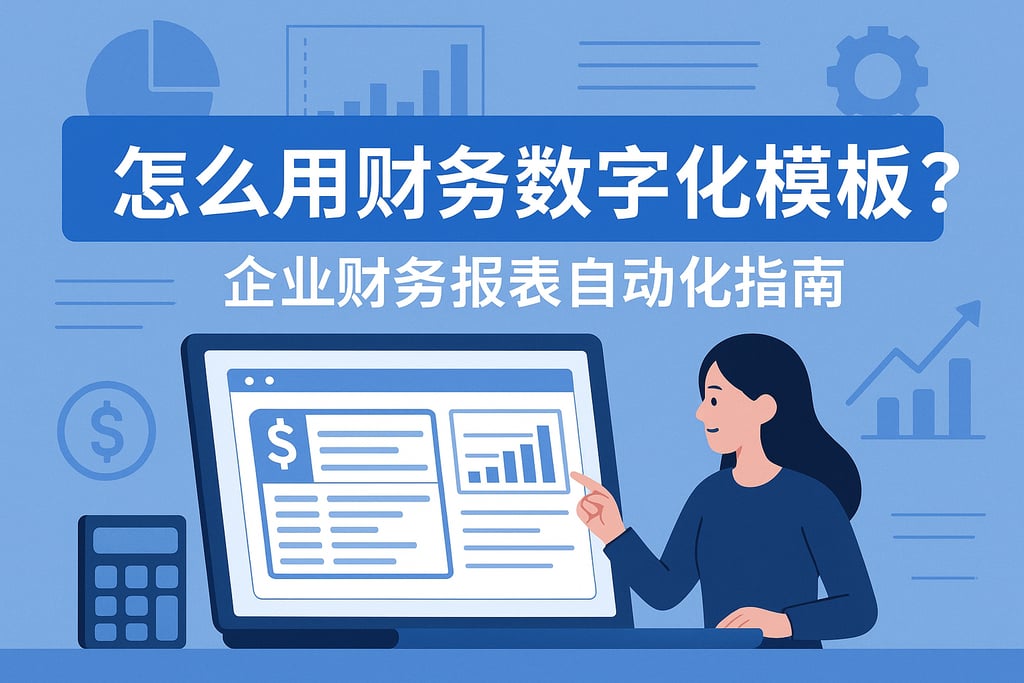 财务数字化模板怎么用？企业财务报表自动化指南