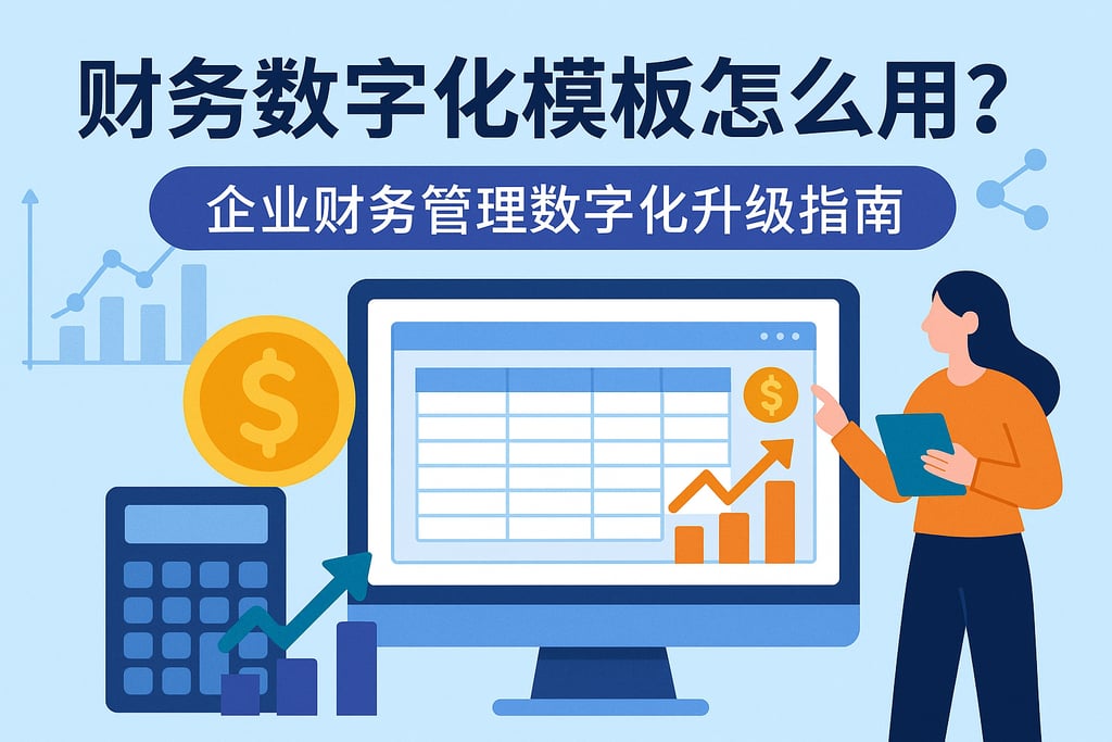 财务数字化模板怎么用？企业财务管理数字化升级指南