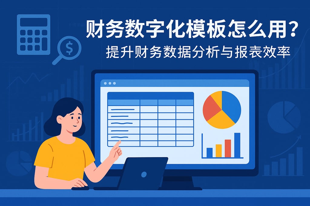 财务数字化模板怎么用？提升财务数据分析与报表效率