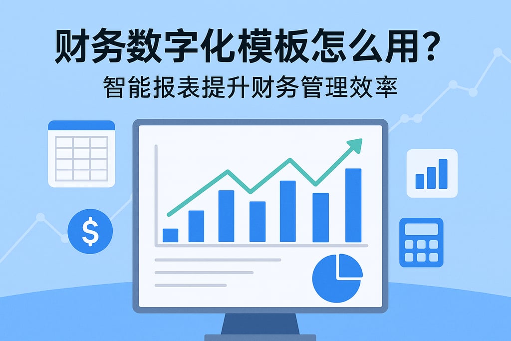 财务数字化模板怎么用？智能报表提升财务管理效率