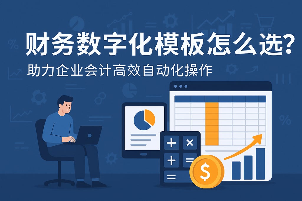财务数字化模板怎么选？助力企业会计高效自动化操作
