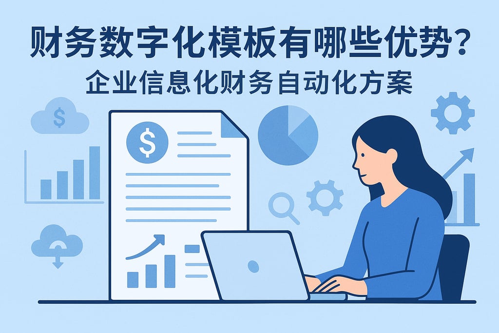 财务数字化模板有哪些优势？企业信息化财务自动化方案