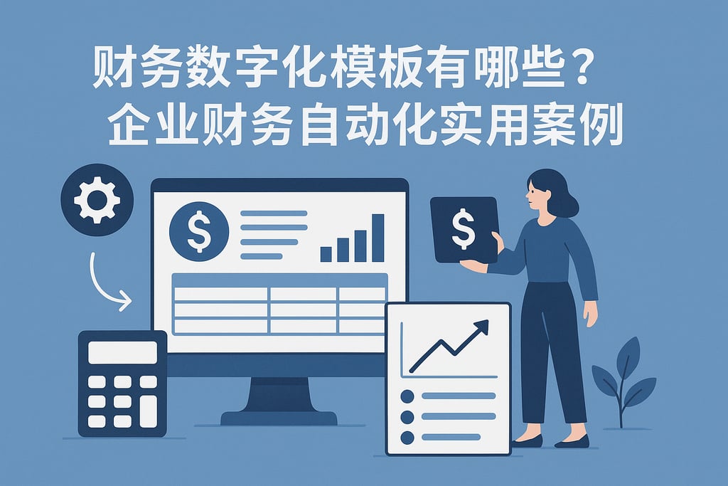 财务数字化模板有哪些？企业财务自动化实用案例