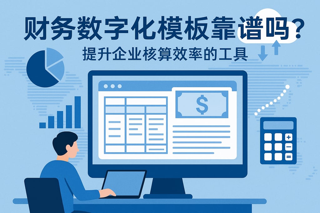 财务数字化模板靠谱吗？提升企业核算效率的工具