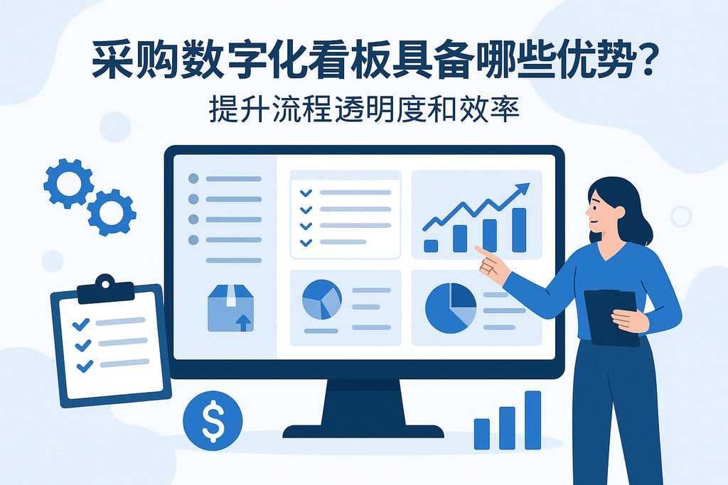 采购数字化看板具备哪些优势？提升流程透明度和效率