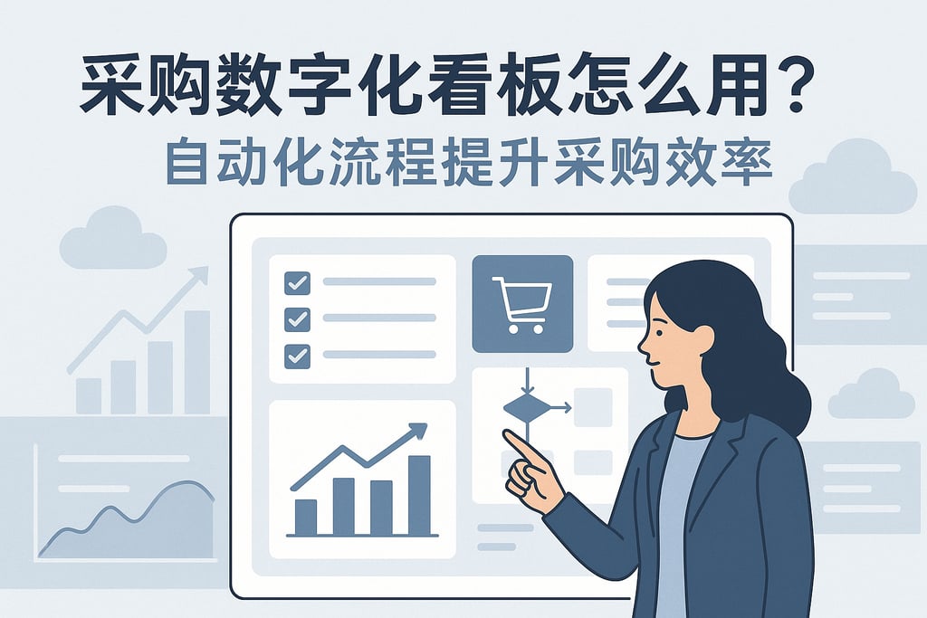 采购数字化看板怎么用？自动化流程提升采购效率