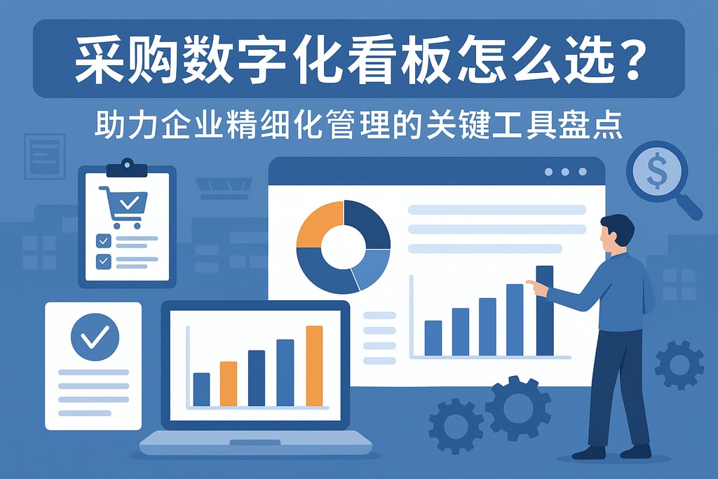采购数字化看板怎么选？助力企业精细化管理的关键工具盘点