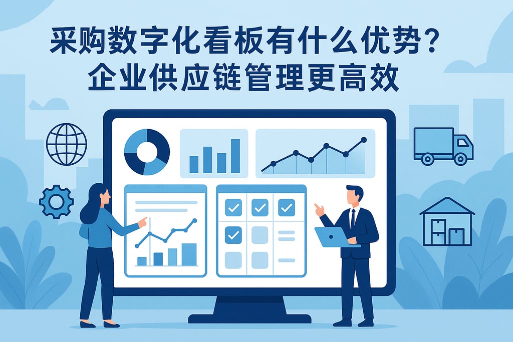 采购数字化看板有什么优势？企业供应链管理更高效