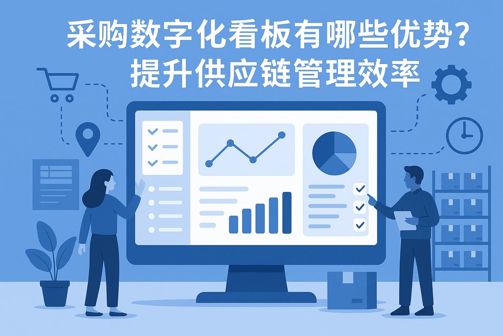 采购数字化看板有哪些优势？提升供应链管理效率