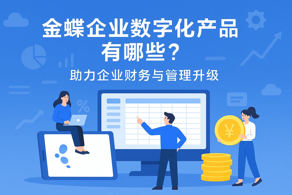 金蝶企业数字化产品有哪些？助力企业财务与管理升级