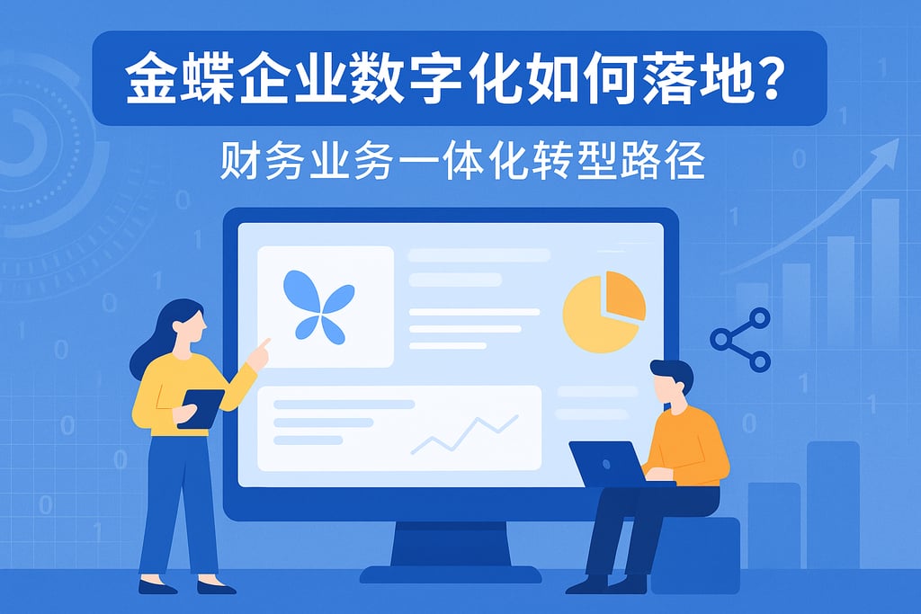 金蝶企业数字化如何落地？财务业务一体化转型路径