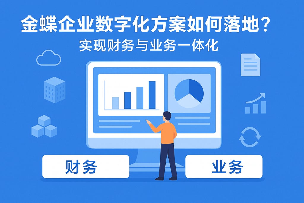 金蝶企业数字化方案如何落地？实现财务与业务一体化