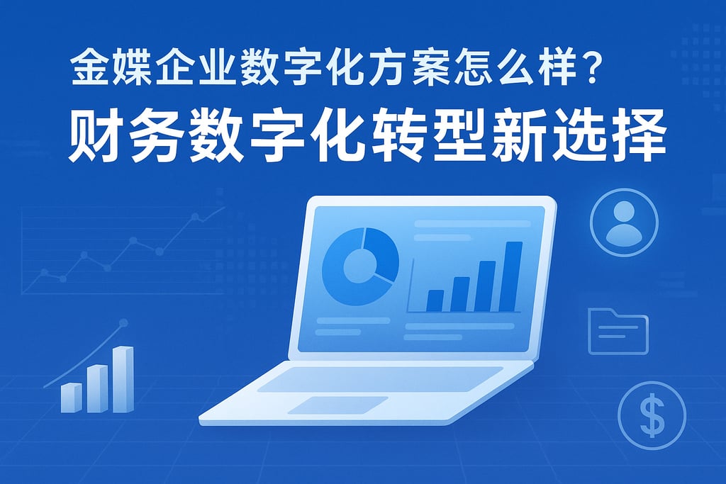 金蝶企业数字化方案怎么样？财务数字化转型新选择