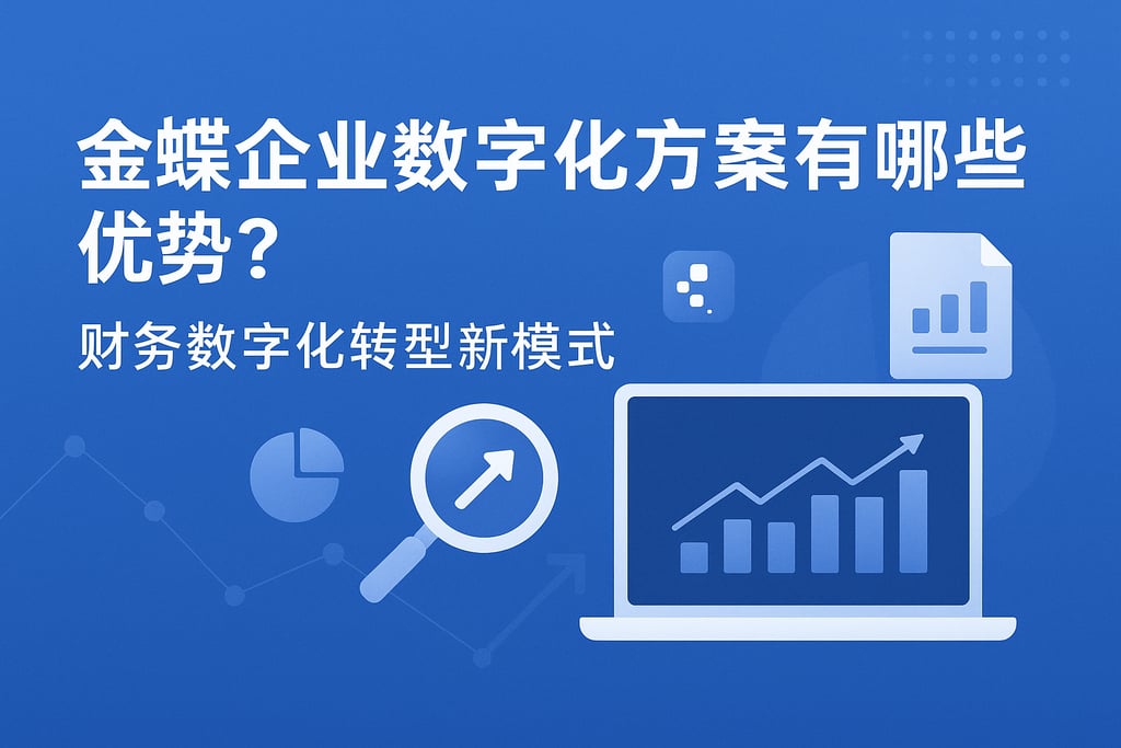 金蝶企业数字化方案有哪些优势？财务数字化转型新模式