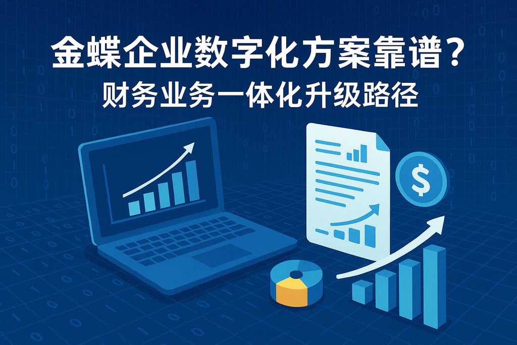 金蝶企业数字化方案靠谱吗？财务业务一体化升级路径