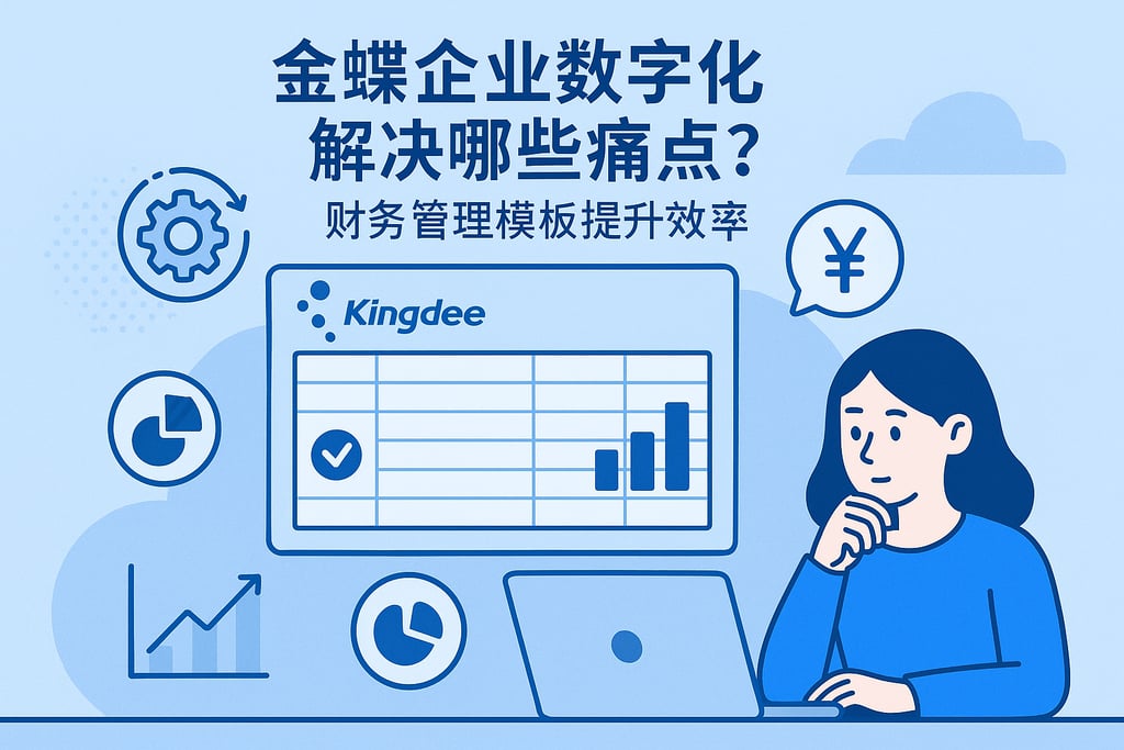 金蝶企业数字化解决哪些痛点？财务管理模板提升效率