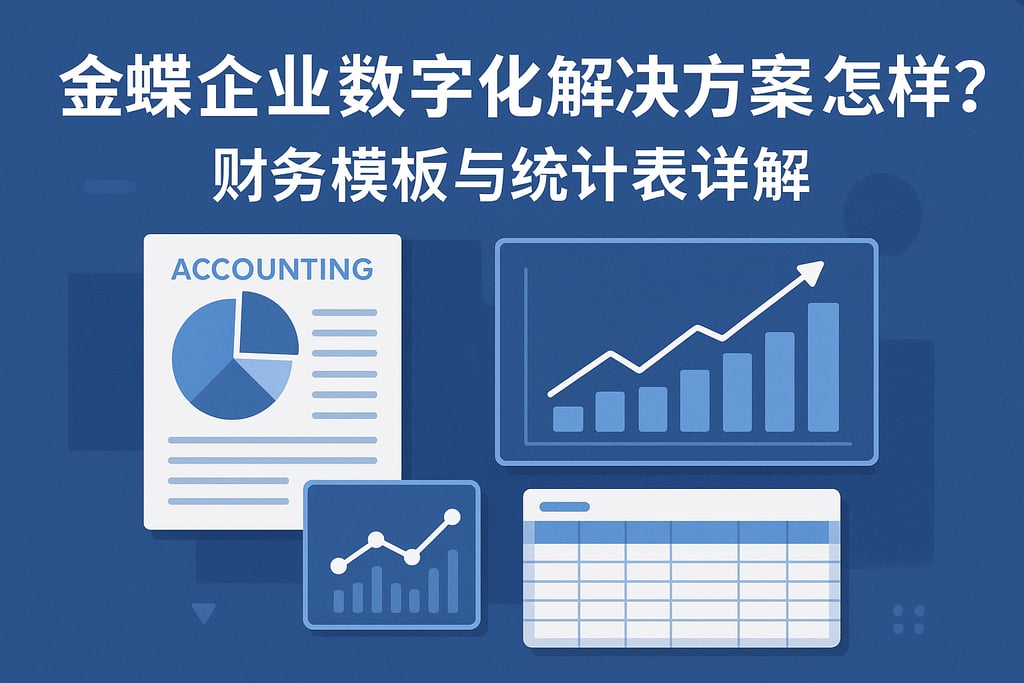 金蝶企业数字化解决方案怎么样？财务模板与统计表详解