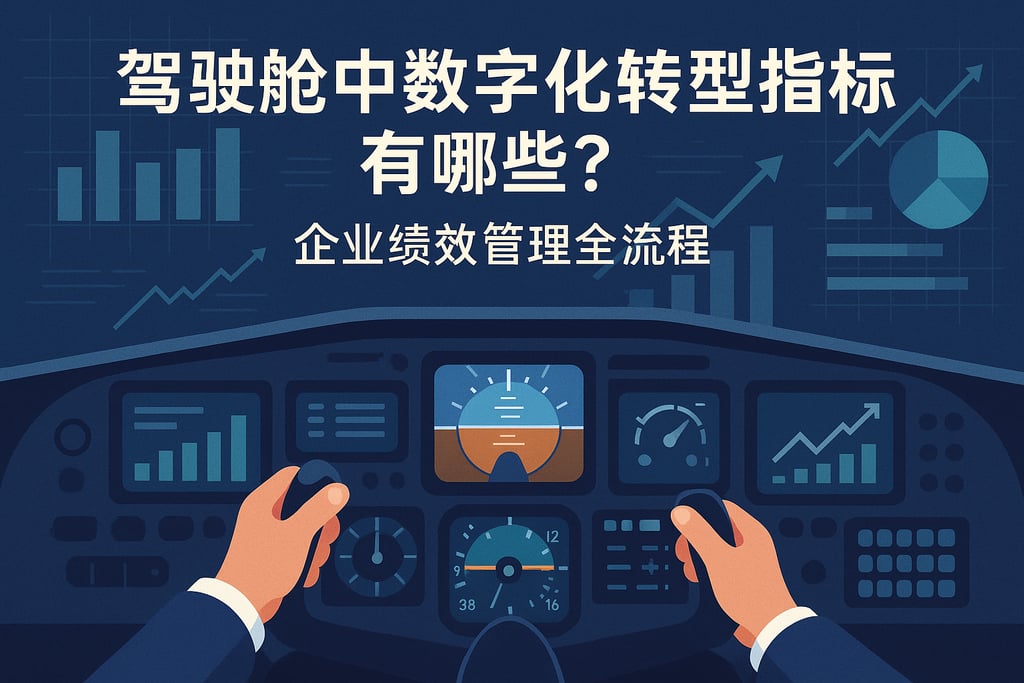 驾驶舱中数字化转型指标有哪些？企业绩效管理全流程