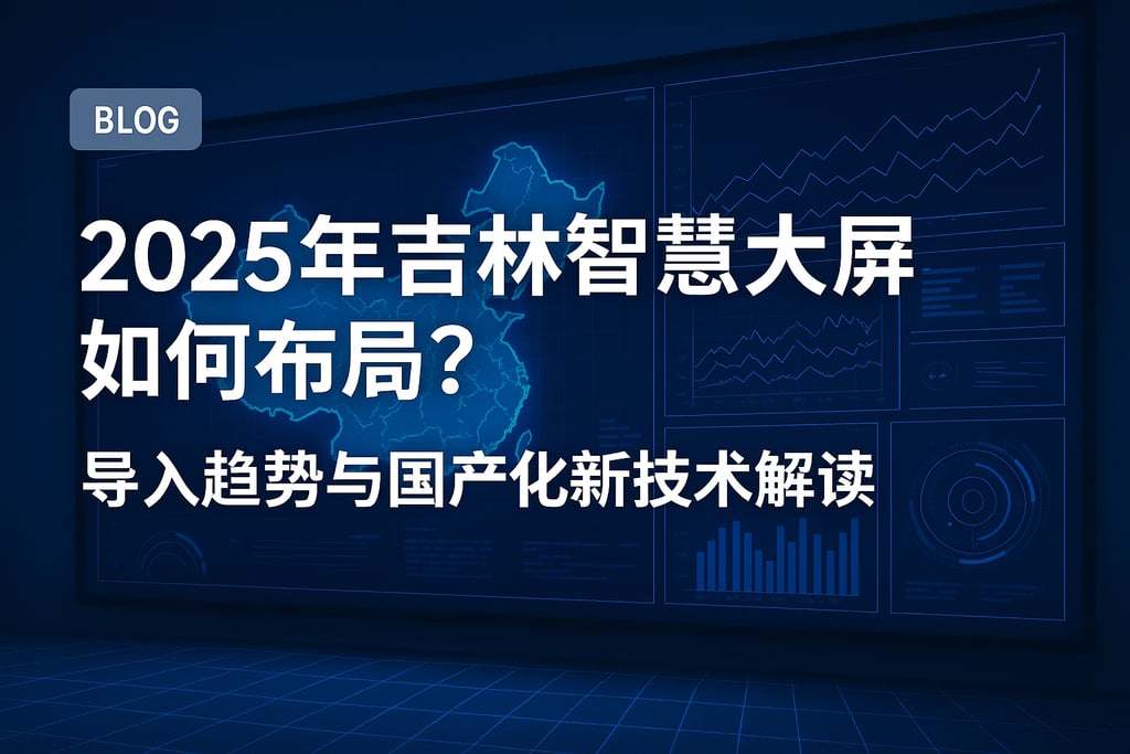 2025年吉林智慧大屏如何布局？导入趋势与国产化新技术解读