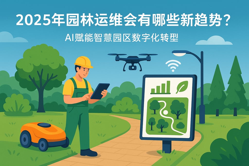 2025年园林运维会有哪些新趋势？AI赋能智慧园区数字化转型