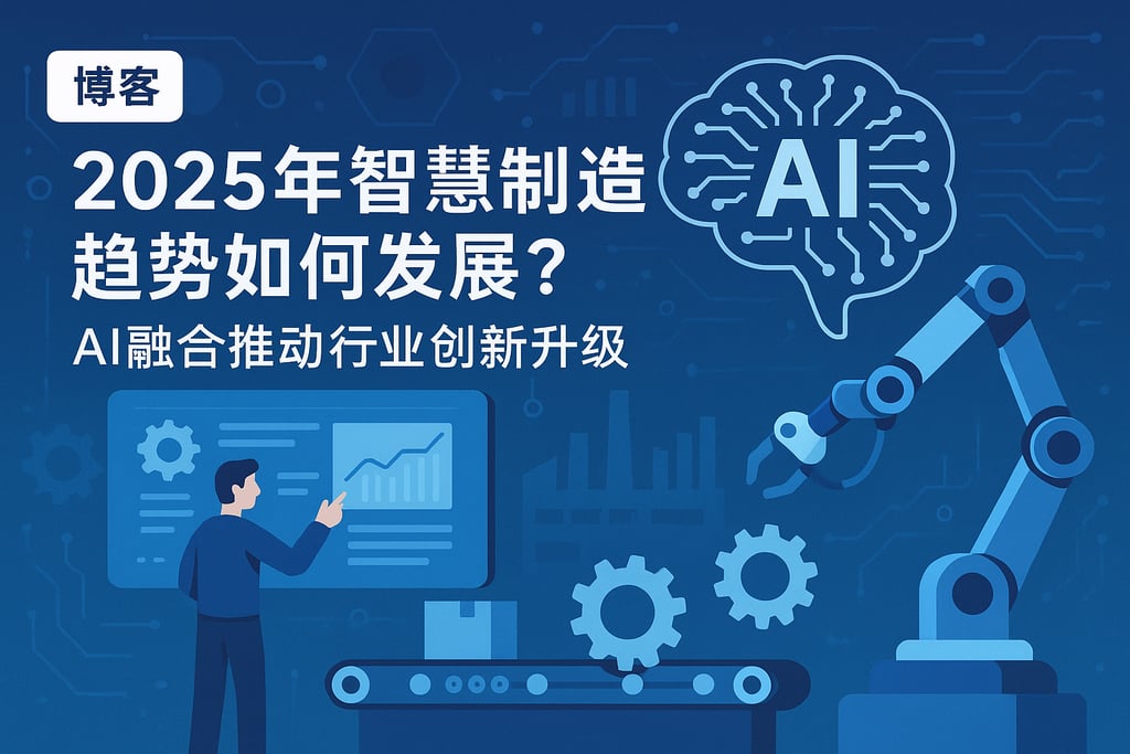 2025年智慧制造趋势如何发展？AI融合推动行业创新升级