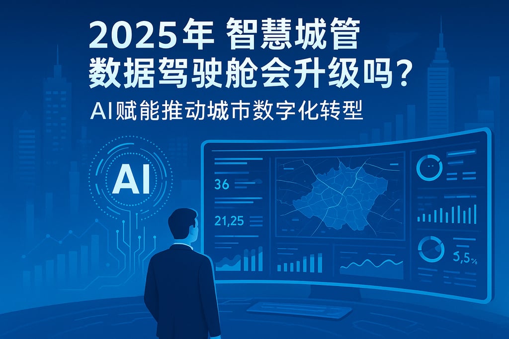 2025年智慧城管数据驾驶舱会升级吗？AI赋能推动城市数字化转型