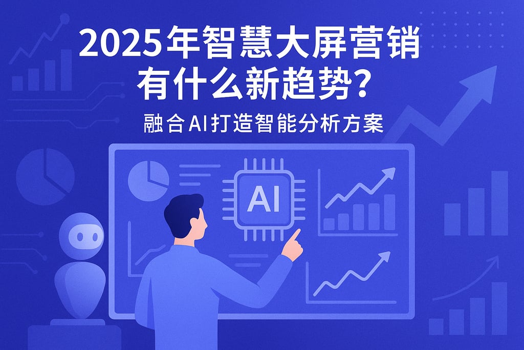 2025年智慧大屏营销有什么新趋势？融合AI打造智能分析方案