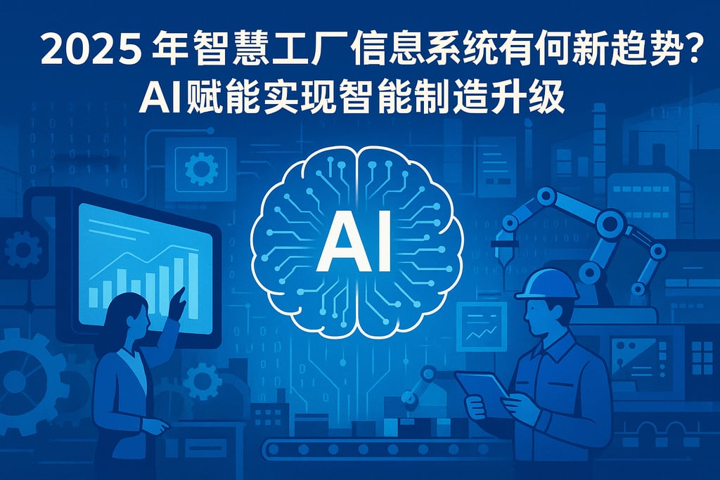 2025年智慧工厂信息系统有何新趋势？AI赋能实现智能制造升级
