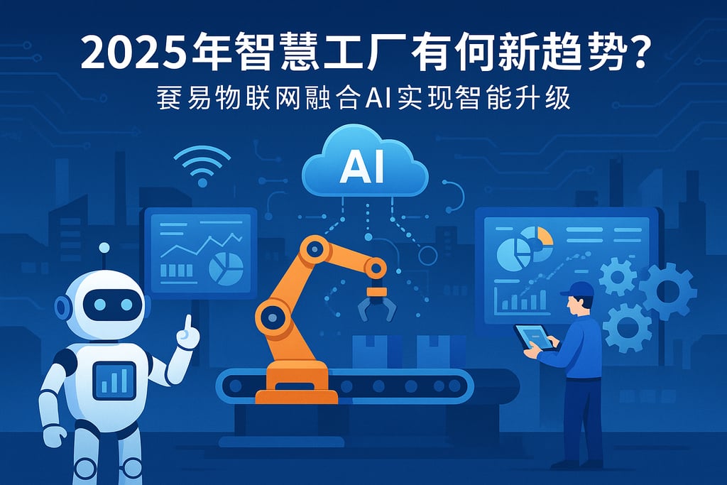 2025年智慧工厂有哪些新趋势？繁易物联网融合AI实现智能升级