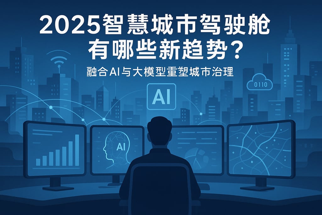 2025智慧城市驾驶舱有哪些新趋势？融合AI与大模型重塑城市治理