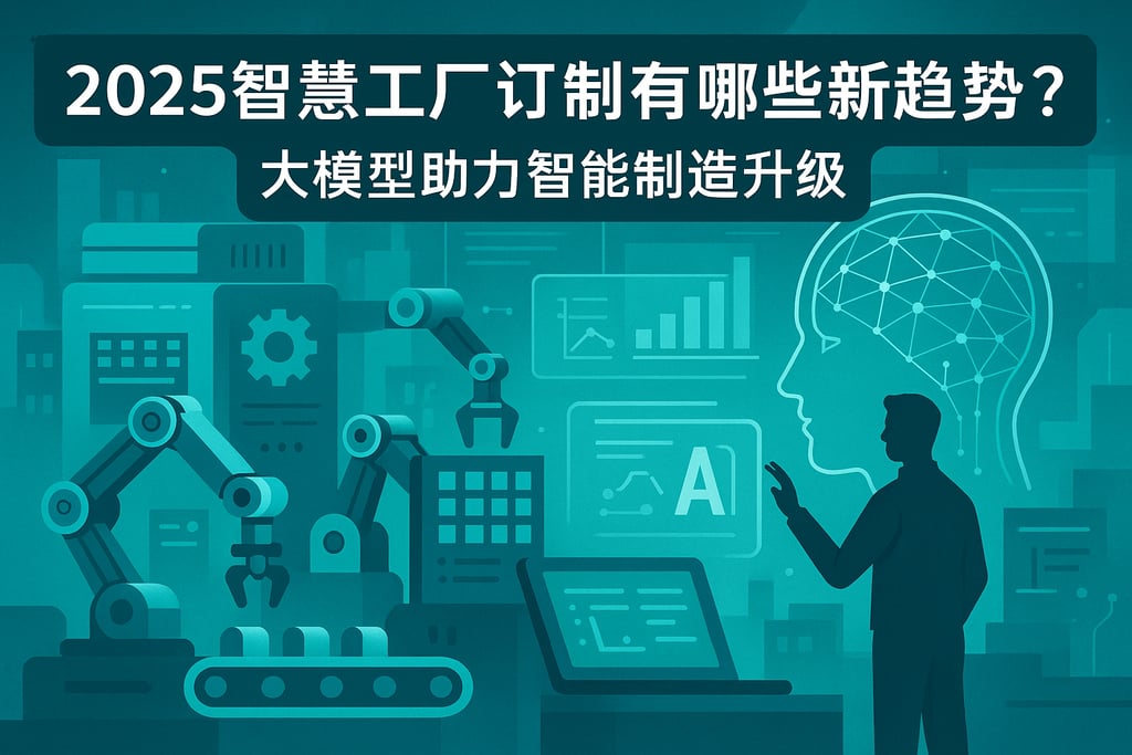 2025智慧工厂订制有哪些新趋势？大模型助力智能制造升级