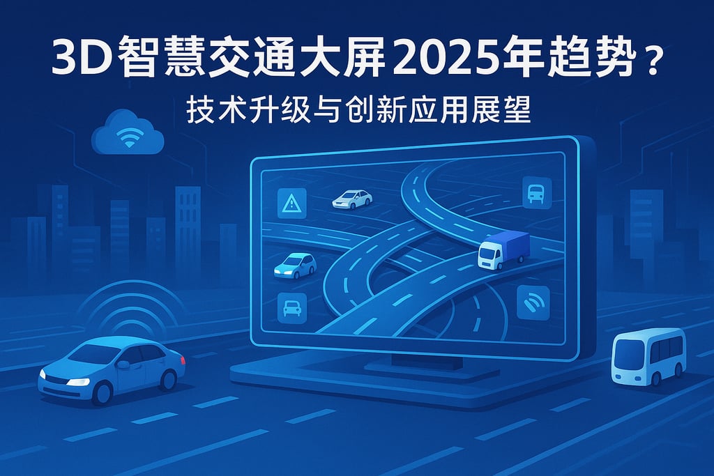 3D智慧交通大屏2025年趋势如何演变？技术升级与创新应用展望