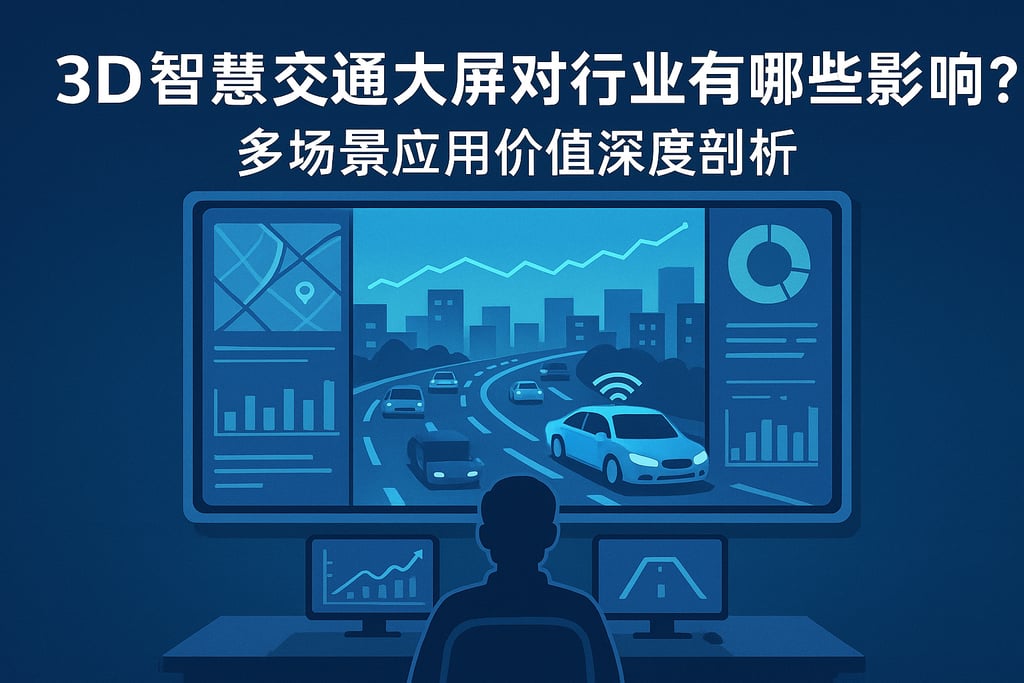 3D智慧交通大屏对行业有哪些影响？多场景应用价值深度剖析