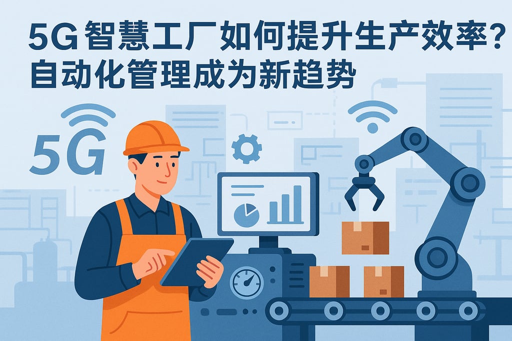 5G智慧工厂如何提升生产效率？自动化管理成为新趋势