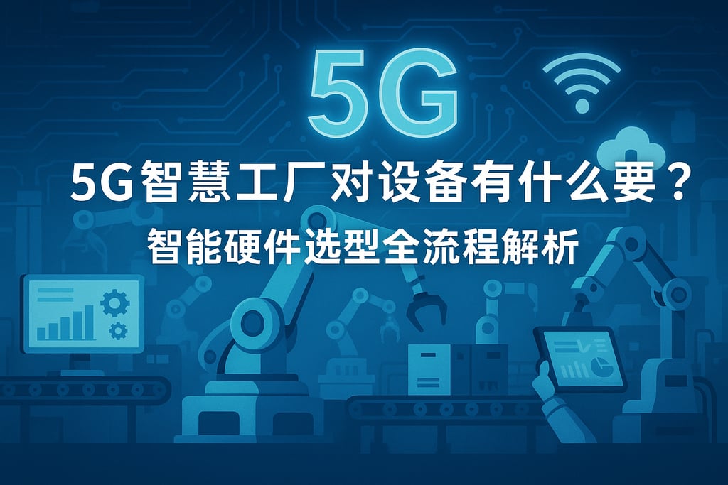5G智慧工厂对设备有什么要求？智能硬件选型全流程解析