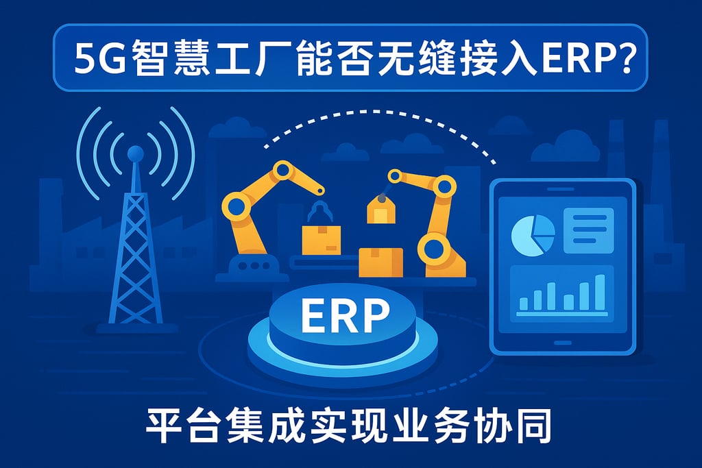 5G智慧工厂能否无缝接入ERP？平台集成实现业务协同