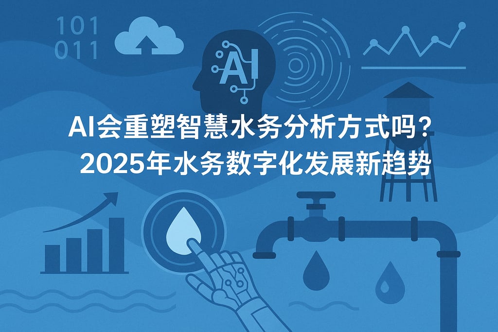AI会重塑智慧水务分析方式吗？2025年水务数字化发展新趋势