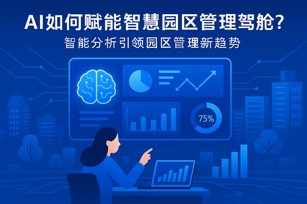 AI如何赋能智慧园区管理驾驶舱？智能分析引领园区管理新趋势