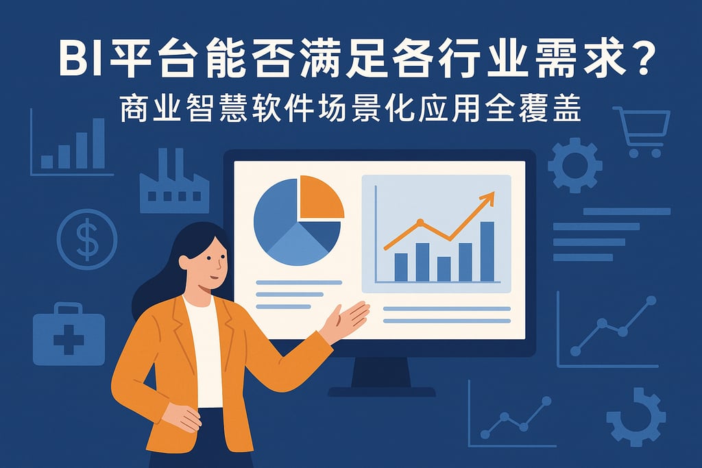 BI平台能否满足各行业需求？商業智慧軟體场景化应用全覆盖