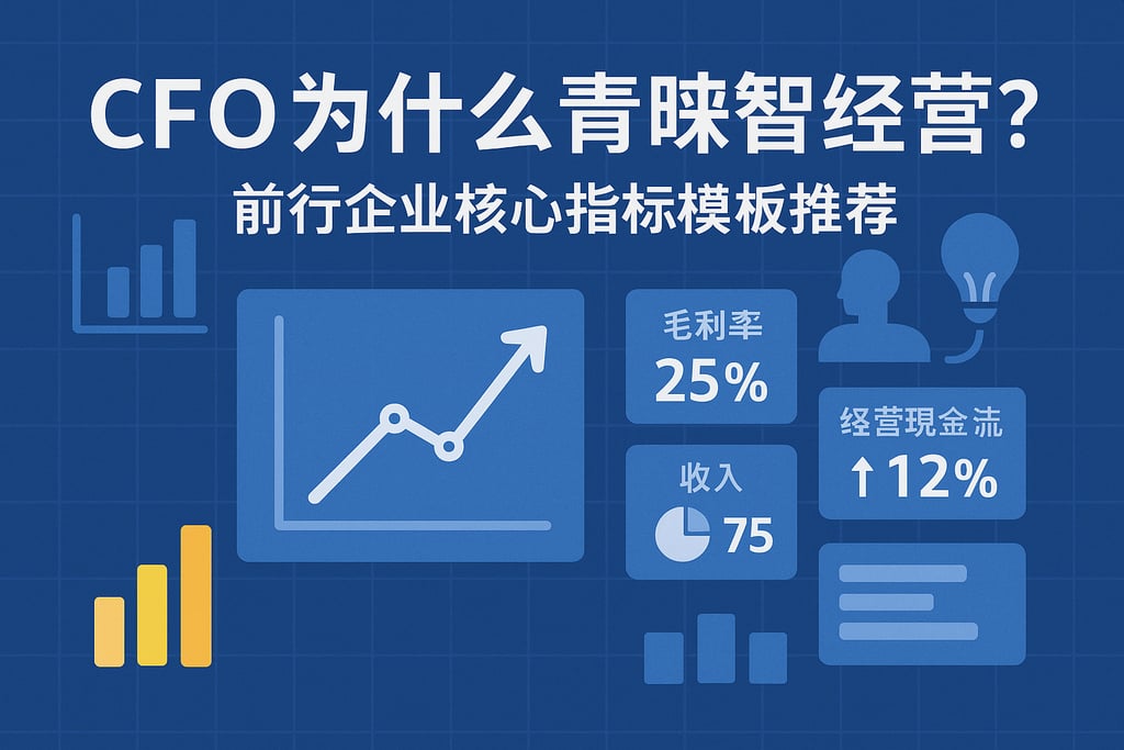 CFO为什么青睐智慧经营？前行企业核心指标模板推荐