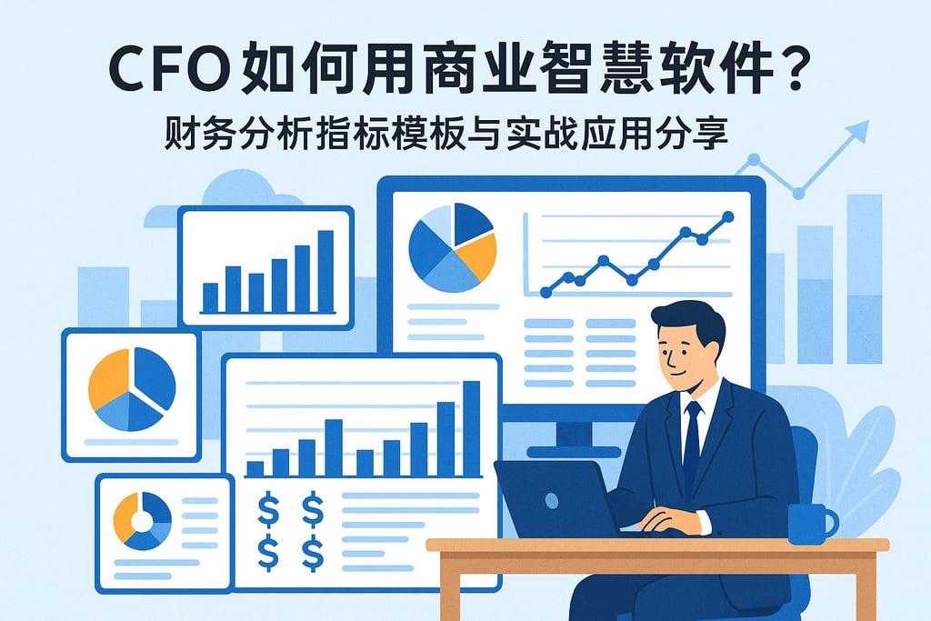 CFO如何用商業智慧軟體？财务分析指标模板与实战应用分享