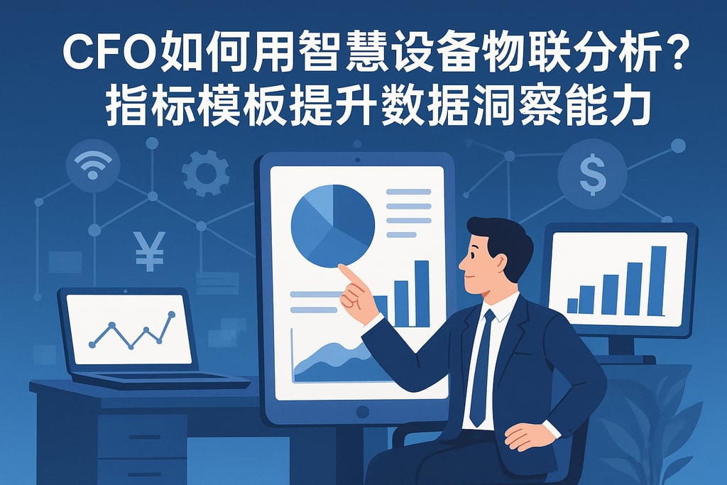CFO如何用智慧设备物联分析财务？指标模板提升数据洞察能力