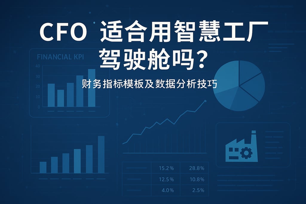CFO适合用智慧工厂驾驶舱吗？财务指标模板及数据分析技巧