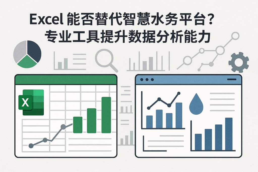 Excel能否替代智慧水务平台？专业工具提升数据分析能力