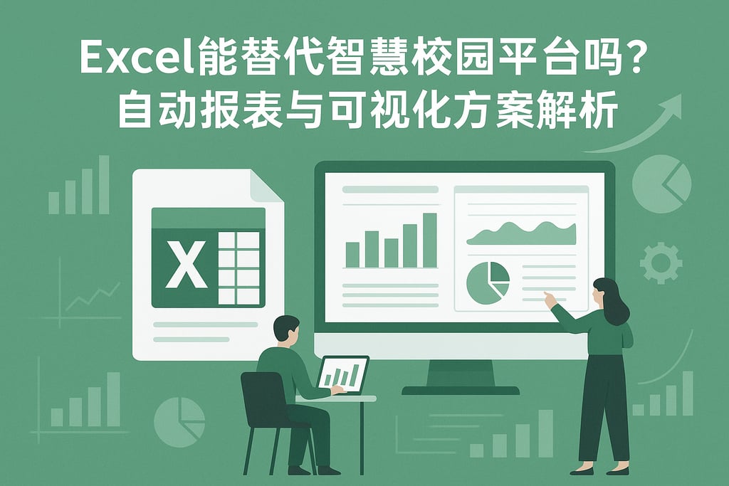Excel能替代智慧校园平台吗？自动报表与可视化方案解析