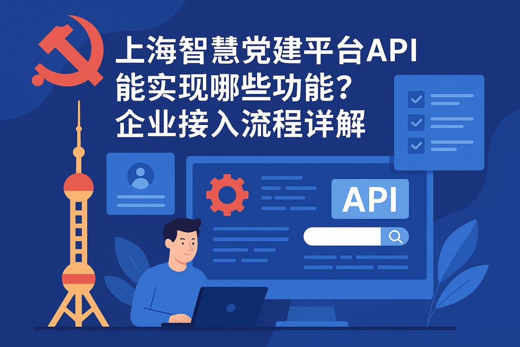 上海智慧党建平台API能实现哪些功能？企业接入流程详解