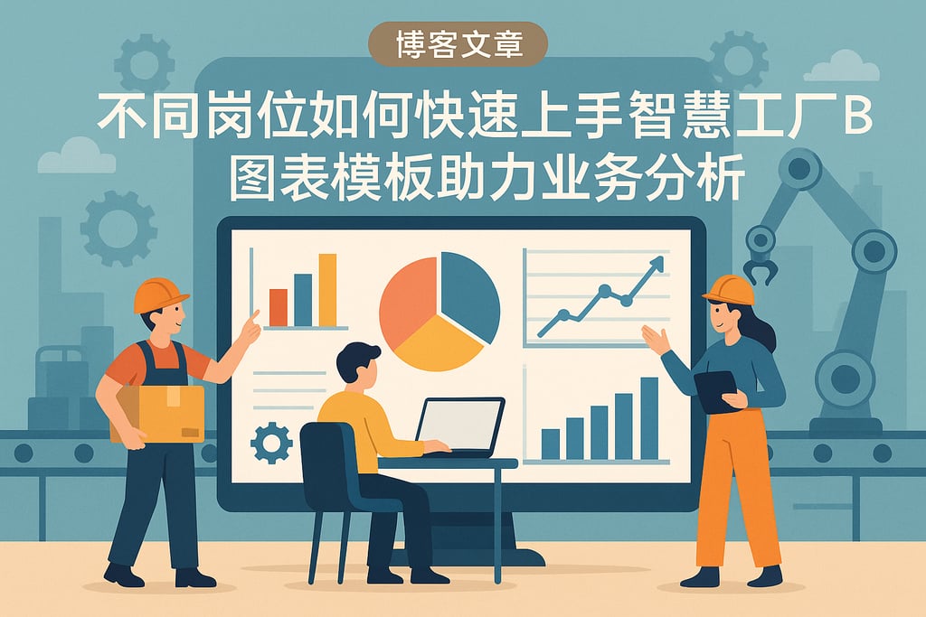 不同岗位如何快速上手智慧工厂BI？图表模板助力业务分析